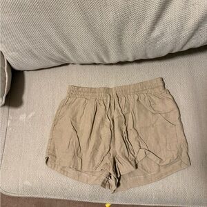 Charlotte Russe High Waist Tan Shorts